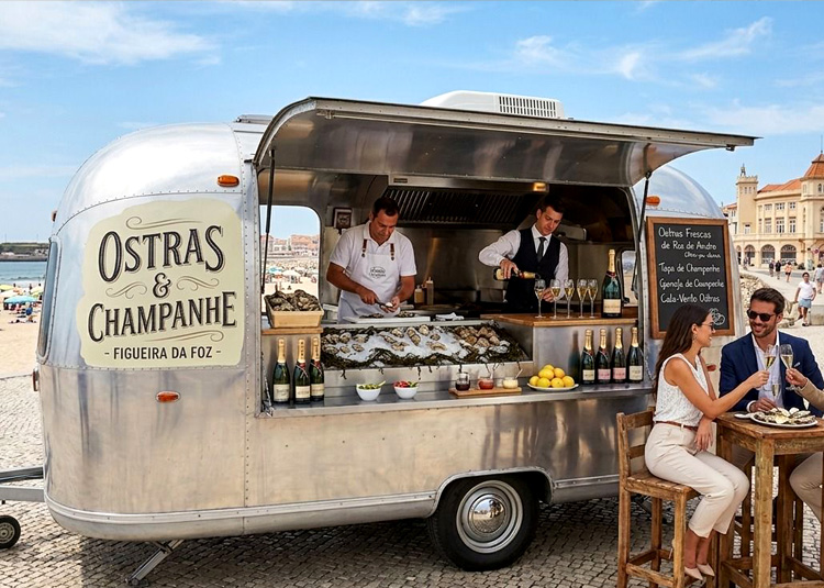 Roulote em contexto de evento
