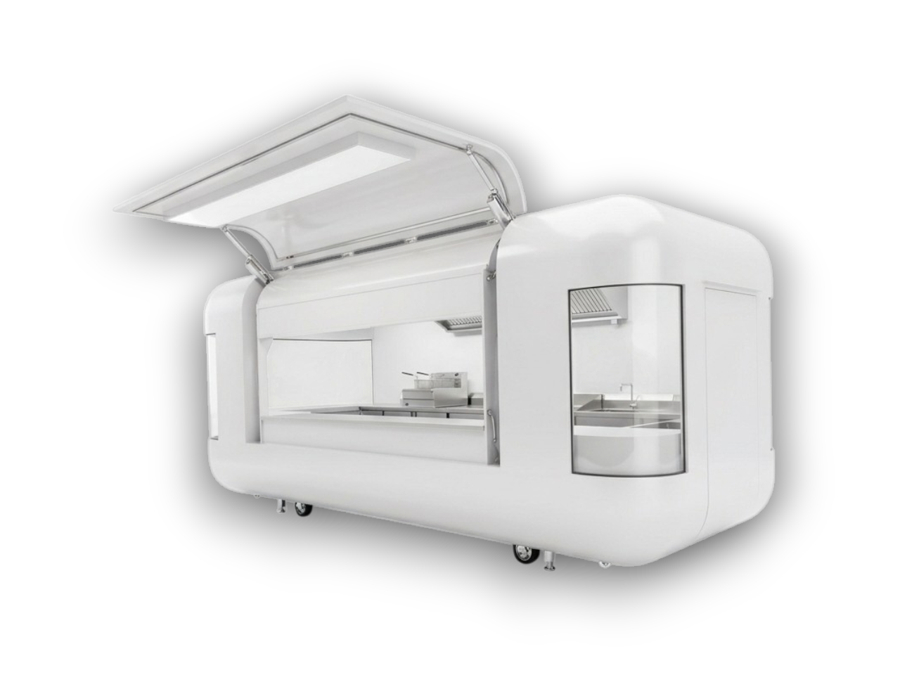 Modèles de food trucks et remorques Kiosque Mobile